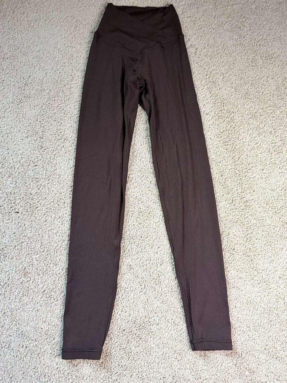 OFFLINE by Aerie Real Me High Waisted Crossover 7/8 Legging Brown XXS